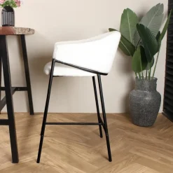 DS4U - Elza barkruk boucle ivoor 65 cm