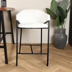 DS4U - Elza barkruk boucle ivoor 65 cm