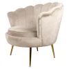 DS4U - Feliz fauteuil velvet champagne/taupe