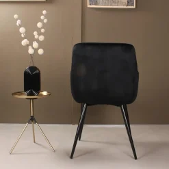 DS4U - Gaby armstoel velvet zwart