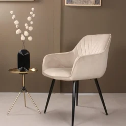 DS4U - Gaby armstoel velvet champagne