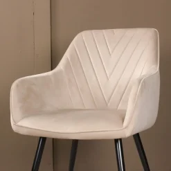 DS4U - Gaby armstoel velvet champagne