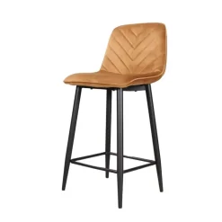 DS4U - Gaby barkruk velvet 65 cm 2.0 - goud