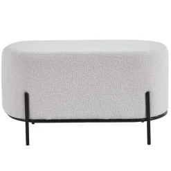 DS4U - Torben hocker duo 80x40x42 cm bouclé ivoor