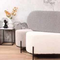 DS4U - Torben hocker duo 80x40x42 cm bouclé beige