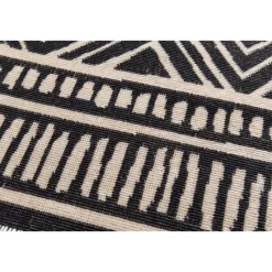 Dutch Lifestyle - Katoen - Vloerkleed - 160x230cm - Zwart