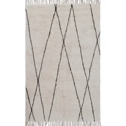 Dutch Lifestyle - Katoen - Vloerkleed - 230x160cm - Wit