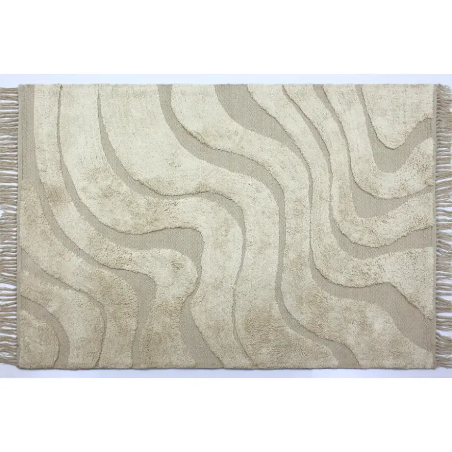 Dutch Lifestyle - Katoen - Vloerkleed - 160x230cm - Beige