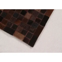 Dutch Lifestyle - Leder - Vloerkleed - 160x230cm - Bruin