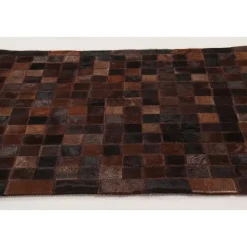 Dutch Lifestyle - Leder - Vloerkleed - 160x230cm - Bruin