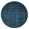 Dutch Lifestyle - Viscose - Vloerkleed - 195cm rond - Blauw