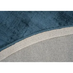 Dutch Lifestyle - Viscose - Vloerkleed - 195cm rond - Blauw