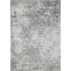 Dutch Lifestyle - Viscose - Vloerkleed - 290x200cm - Grijs