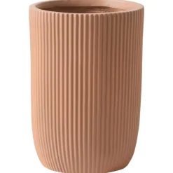 EANTIO - Bloempot - 25 x 25 x 38 cm - Bruin - Kleivezels