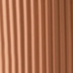 EANTIO - Bloempot - 25 x 25 x 38 cm - Bruin - Kleivezels