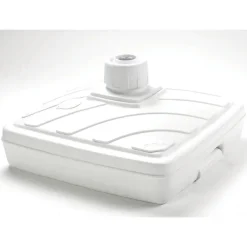 EDA Parasolvoet - vierkant - wit - 57 x 57 cm - 40 liter