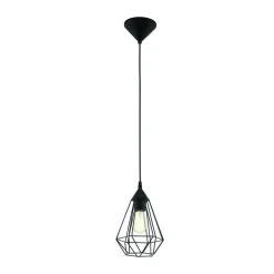 EDI light Tarbes Hanglamp - E27 - Ø 17,5 cm - Grijs