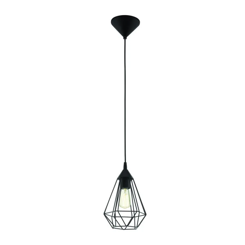 EDI light Tarbes Hanglamp - E27 - Ø 17,5 cm - Grijs