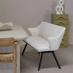 Eetkamerbank Rechthoek - Beige Stof - 160x60x88cm - Taylor