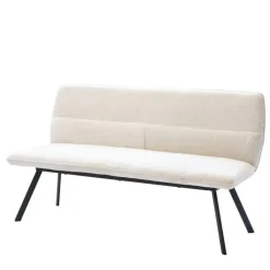 Eetkamerbank Rechthoek - Beige Stof - 160x60x88cm - Harper