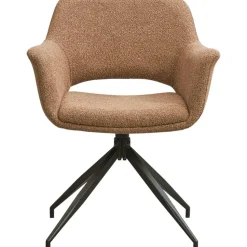 Eetkamerstoel Belle - stof - oudroze