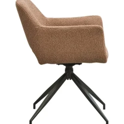 Eetkamerstoel Belle - stof - oudroze