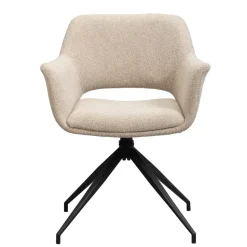 Eetkamerstoel Belle - stof - zand