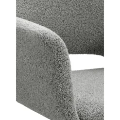 Eetkamerstoel Belle - stof - grijs