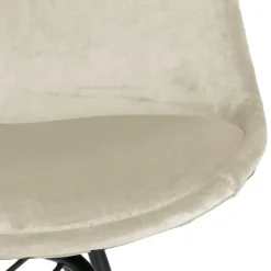 Eetkamerstoel Bonn (2 stuks) - velvet - zand