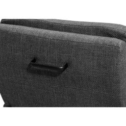 Eetkamerstoel Daniel - stof - antraciet