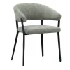 Eetkamerstoel Liv - stof - groen