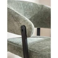 Eetkamerstoel Liv - stof - groen