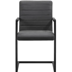 Eetkamerstoel Lizzy - met armleuningen - antraciet