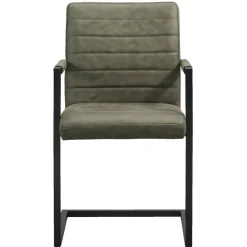 Eetkamerstoel Lizzy - met armleuningen - groen