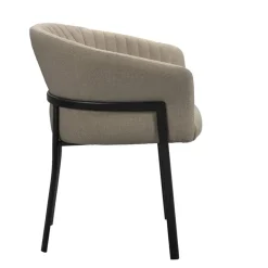 Eetkamerstoel Luigi - stof - zand