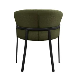 Eetkamerstoel Luigi - stof - groen