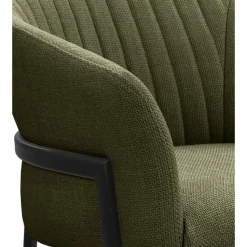 Eetkamerstoel Luigi - stof - groen