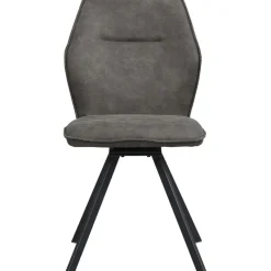 Eetkamerstoel Raffy - stof - antraciet
