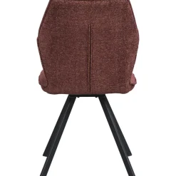 Eetkamerstoel Raffy - stof - wijnrood