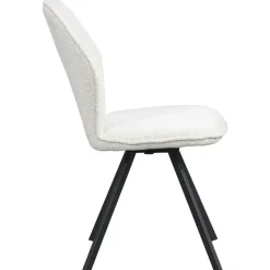 Eetkamerstoel Raffy - stof - crème