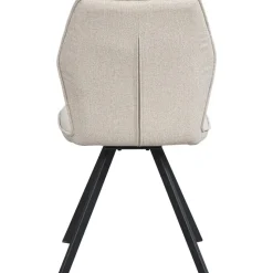 Eetkamerstoel Raffy - stof - beige