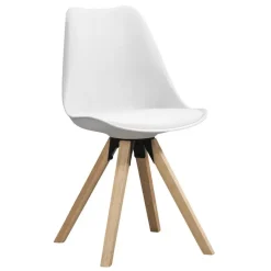 Eetkamerstoel Senja - wit - hout