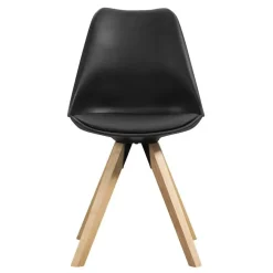 Eetkamerstoel Senja - zwart - hout