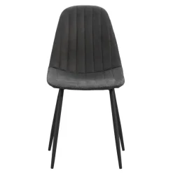 Eetkamerstoel Vince - stof - antraciet