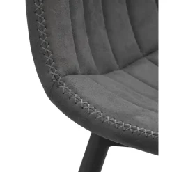 Eetkamerstoel Vince - stof - antraciet