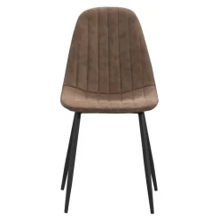 Eetkamerstoel Vince - stof - cognac