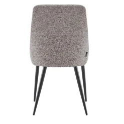 Eetkamerstoelen set van 2 - Oscar - Bruin - Stof