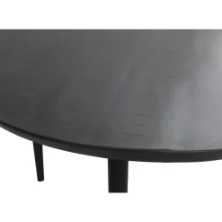 Eetkamertafel Lexy rond - mangohout/zwart - 76xØ120 cm