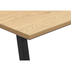 Eettafel Brigitte rechthoekig - naturel/zwart - 200x100 cm