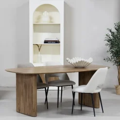 Eettafel Deens Ovaal - Naturel Mangohout - 200x100x76cm - Juro